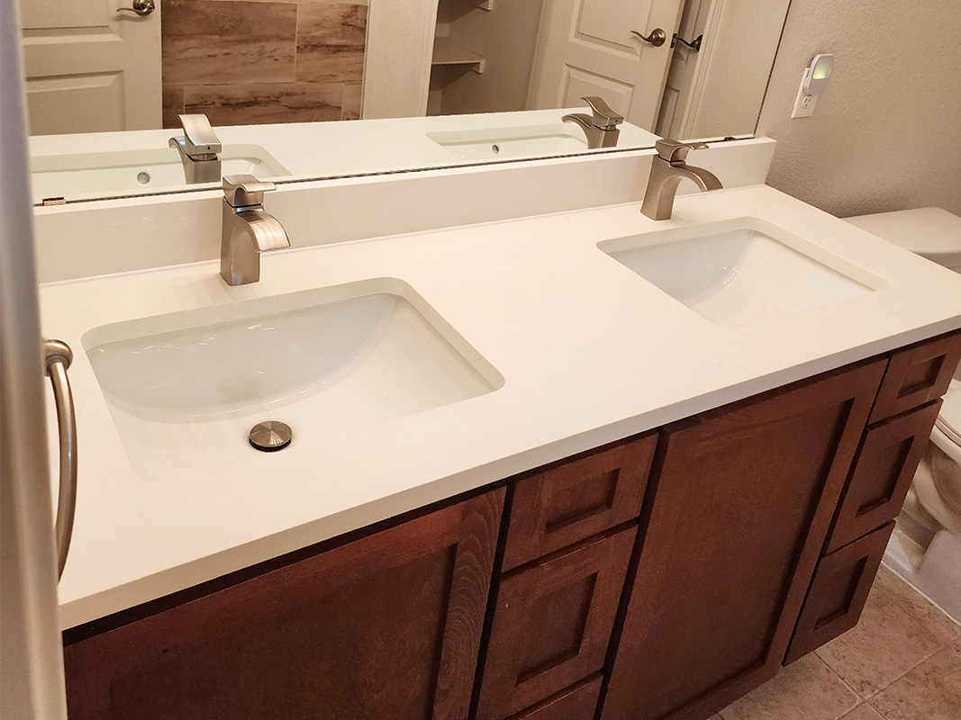 bathroom counters installer