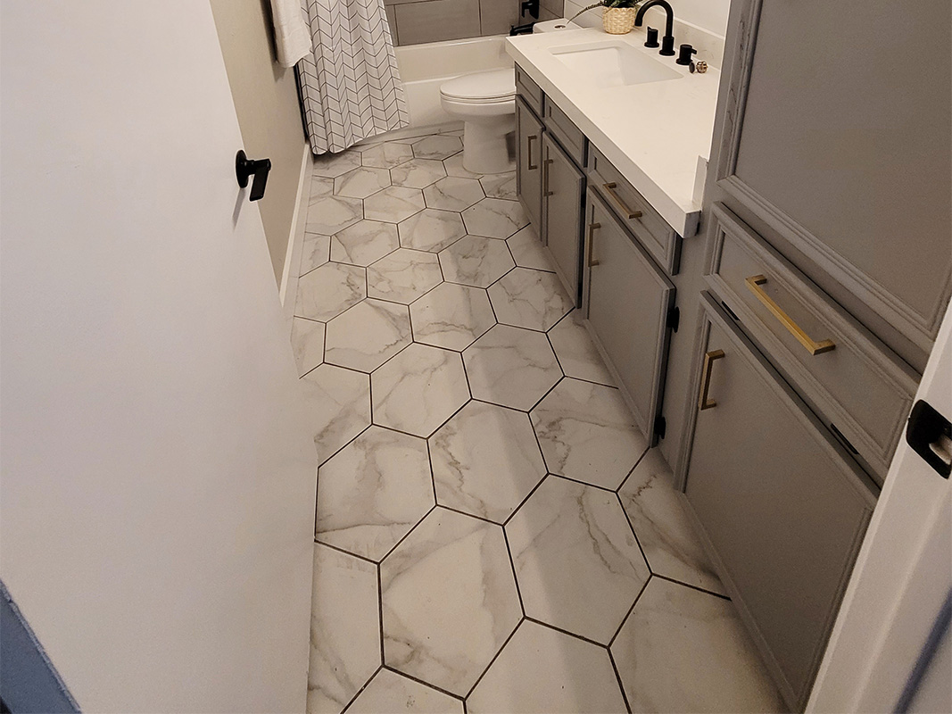 bathroom floor installer