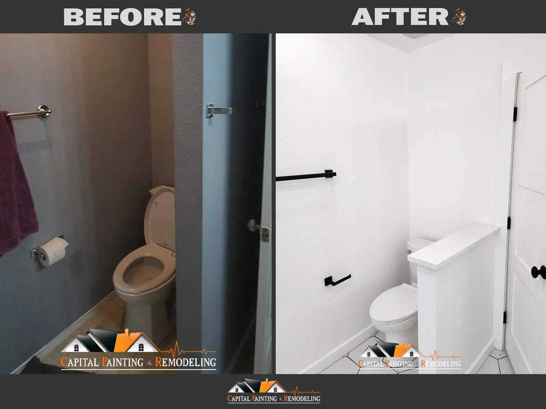 bathroom remodel painting austin