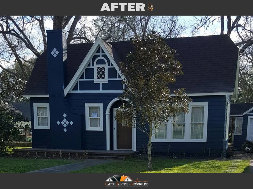 exterior home painting after