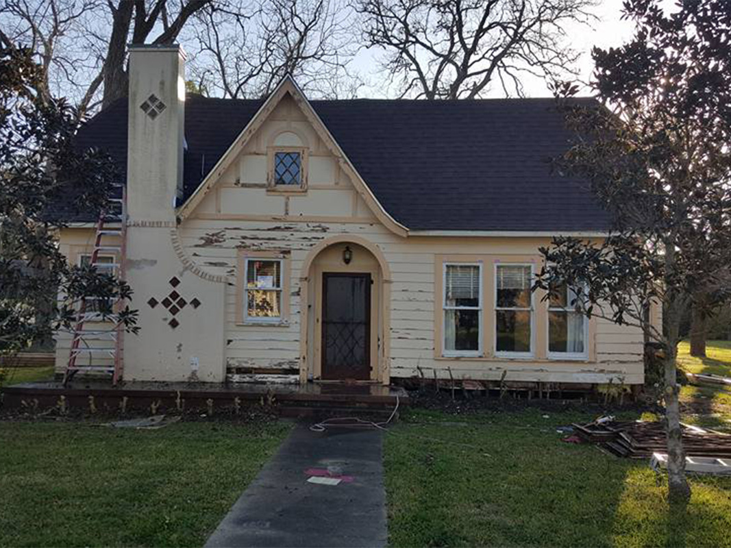 home exterior painter austin before