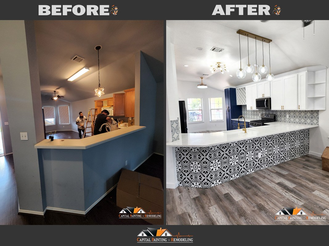 kitchen remodel austin before after