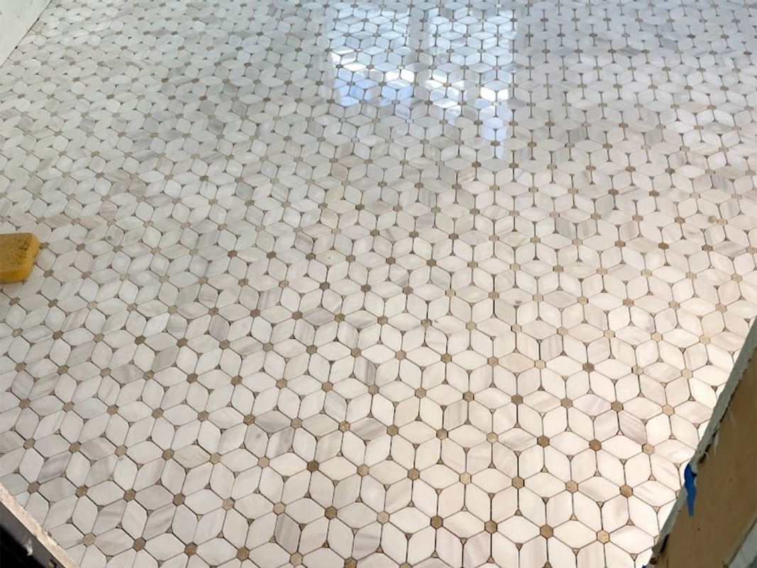 masaic tile floor installation austin