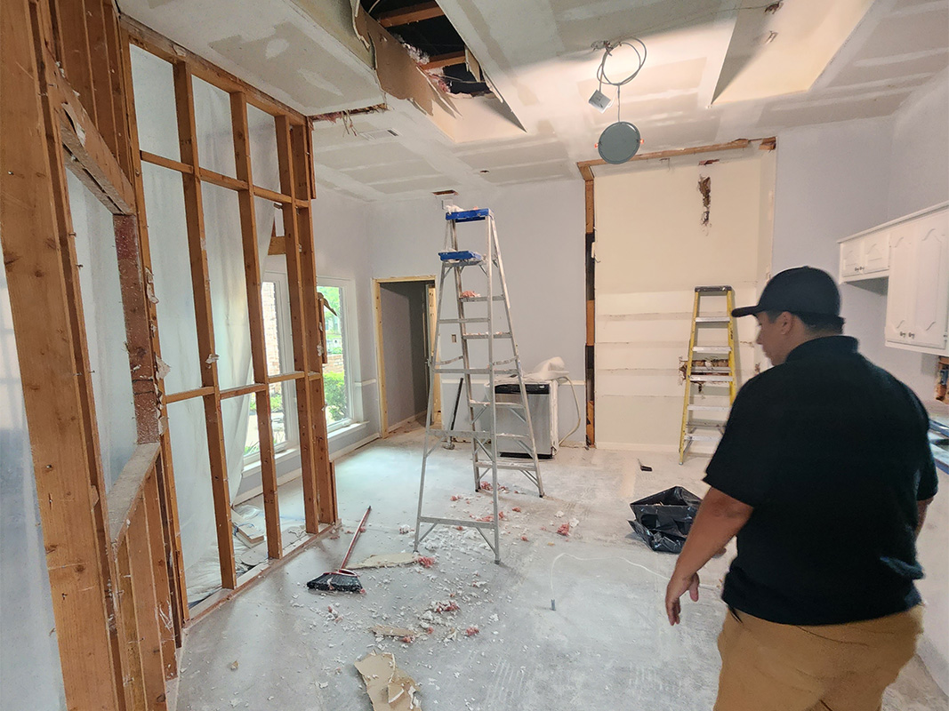 remodeling the kitchen