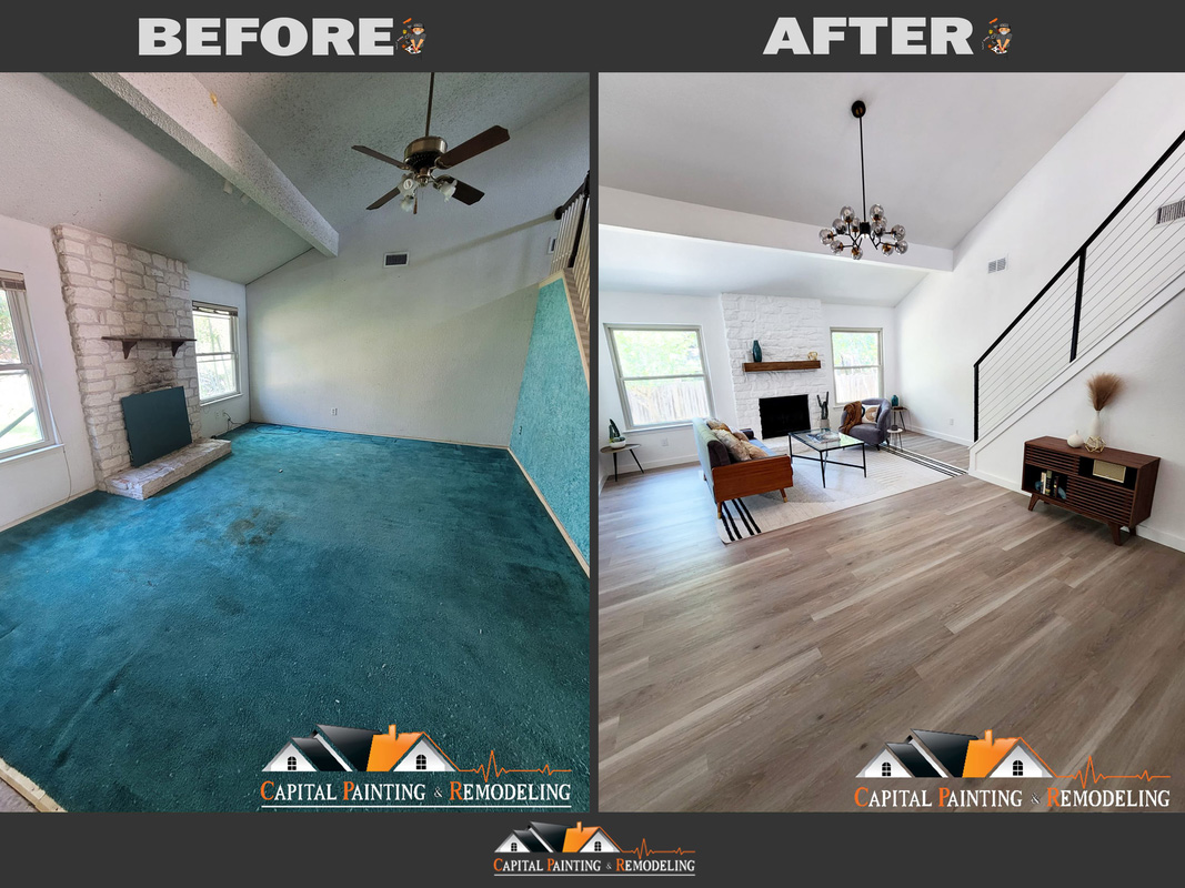 residential remodel austin before after