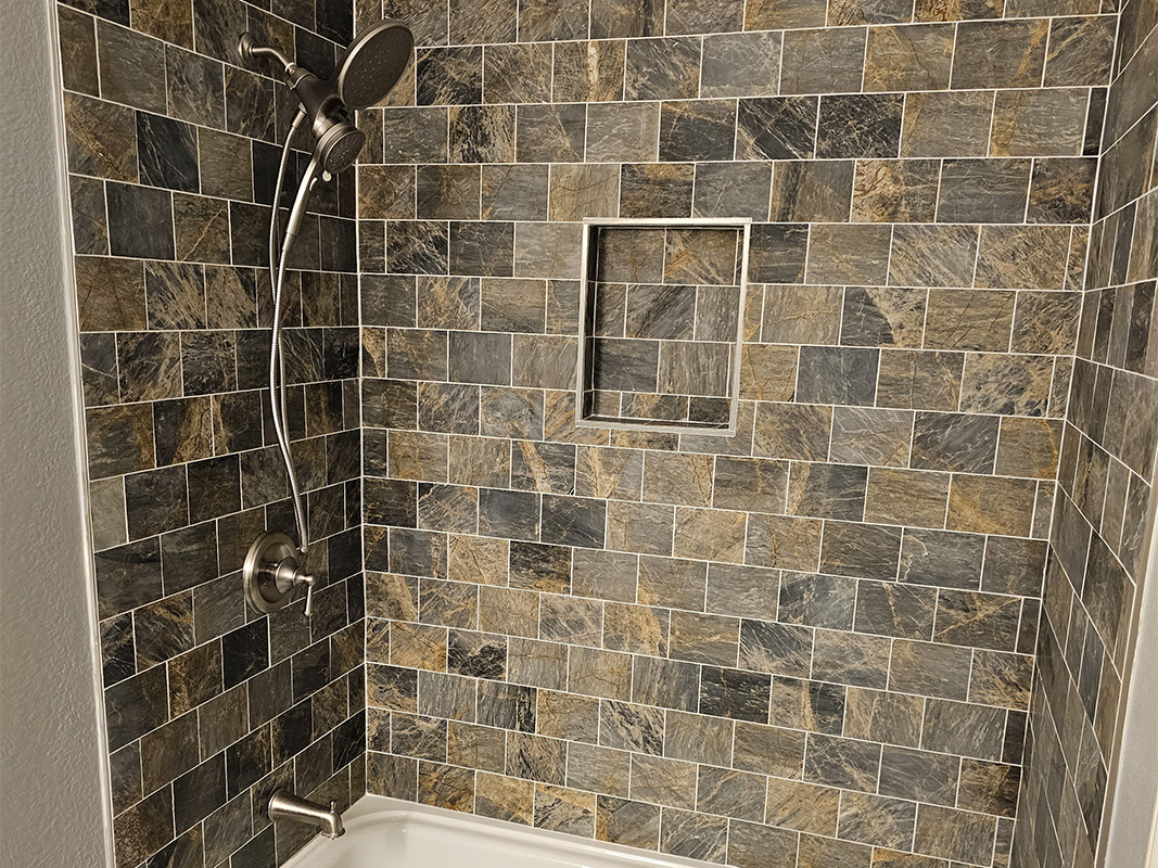 shower tile worl